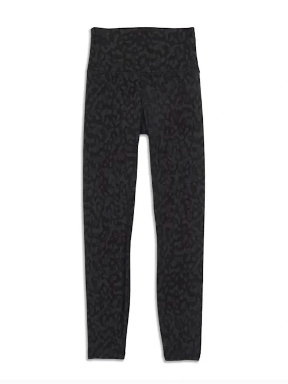 lululemon athletica Black Subtle Leopard High-Rise Leggings